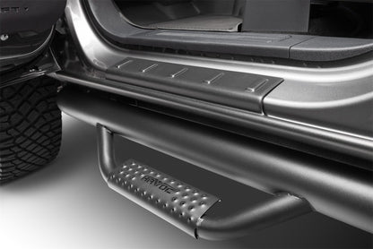 Husky Liners 14-18 GMC Sierra 1500 DC Trail Armor Rocker Panel & Sill Plate Cover (4pc) - Tex. Blk