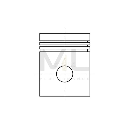 MAHLE ORIGINAL 013 99 02 Piston 91,035 mm, without cooling duct | ML Performance Car Parts