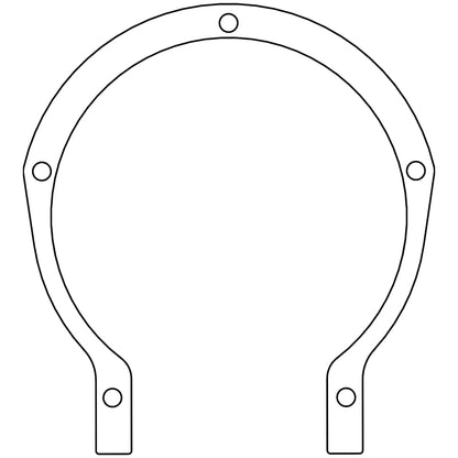 Cometic Gasket Cometic Ford Flathead V8 8BA/8CM .015in Fiber Timing Cover Gasket - 1948-1953