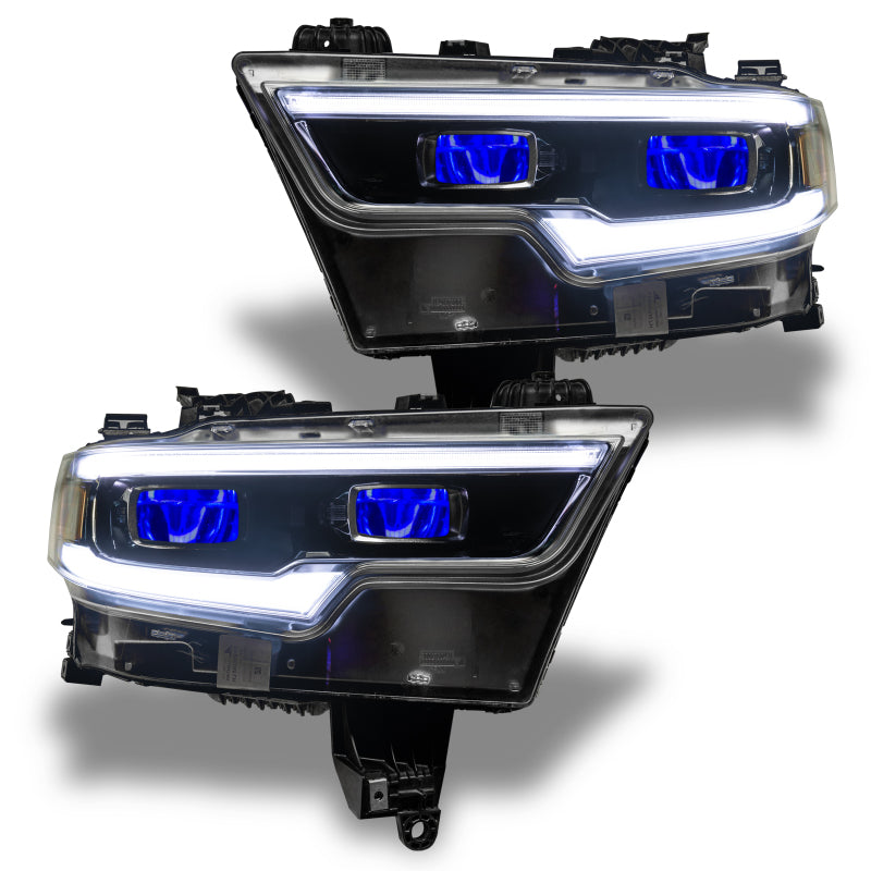 ORACLE Lighting Oracle 19-21 RAM 1500 RGB Headlight Demon Eye Kit - LED Projector - w/o Controller