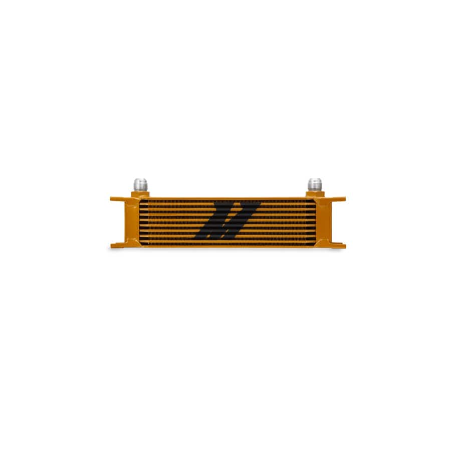 Mishimoto MMOC-10G Universal 10 Row Oil Cooler - Gold