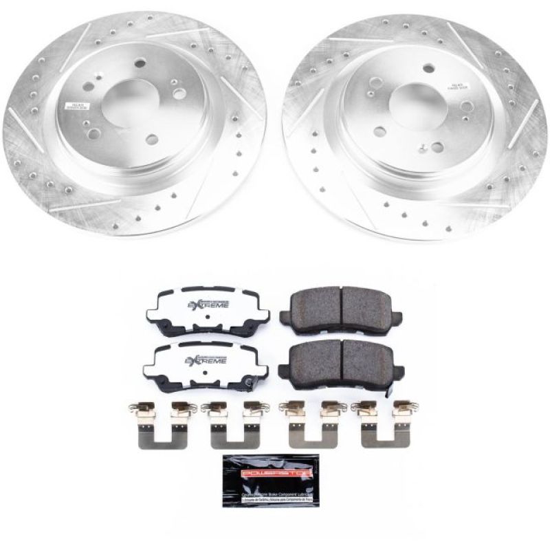 PowerStop Power Stop 18-19 Honda Odyssey Rear Z26 Street Warrior Brake Kit