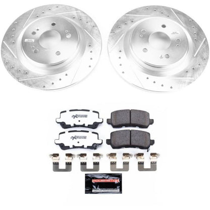 PowerStop Power Stop 18-19 Honda Odyssey Rear Z26 Street Warrior Brake Kit