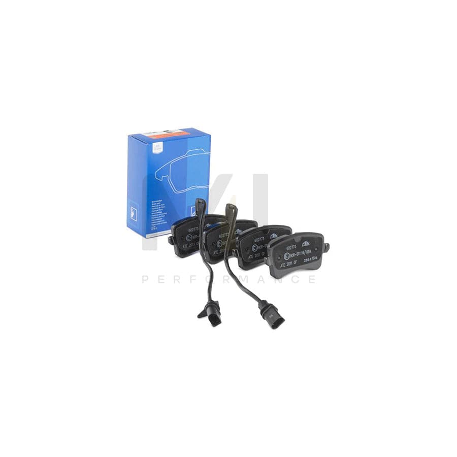 ATE 13.0460-2773.2 Brake pad set for AUDI A8 D4 (4H2, 4H8, 4HC, 4HL) incl. wear warning contact, with brake caliper screws, with accessories