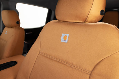 Covercraft 2025+ Chevrolet Suburban/Tahoe/GMC Yukon 1st Row Bucket Seat Cover - Carhartt Brown