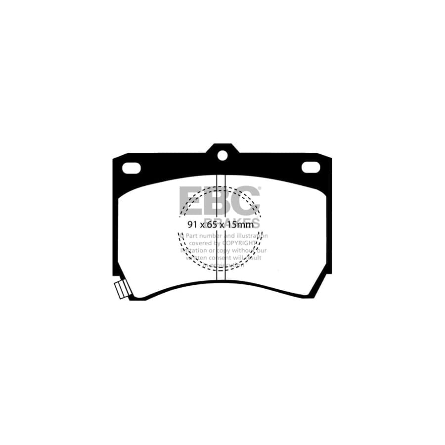 EBC PDKF1151 Mazda 323 Ultimax Front Brake Pad & Plain Disc Kit 2 | ML Performance UK Car Parts