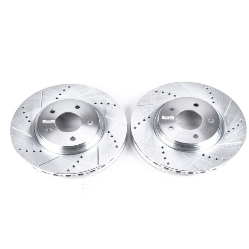 PowerStop Power Stop 05-08 Chevrolet Cobalt Front Evolution Drilled & Slotted Rotors - Pair