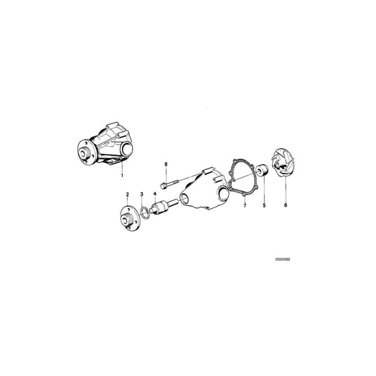 Genuine BMW 11511315118 E34 Exch. Water Pump (Inc. M5 3.6)