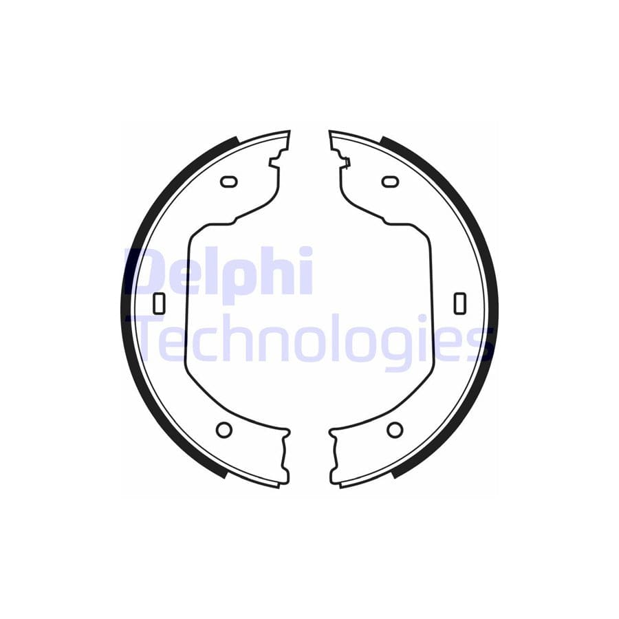 Delphi Ls1920 Handbrake Shoes
