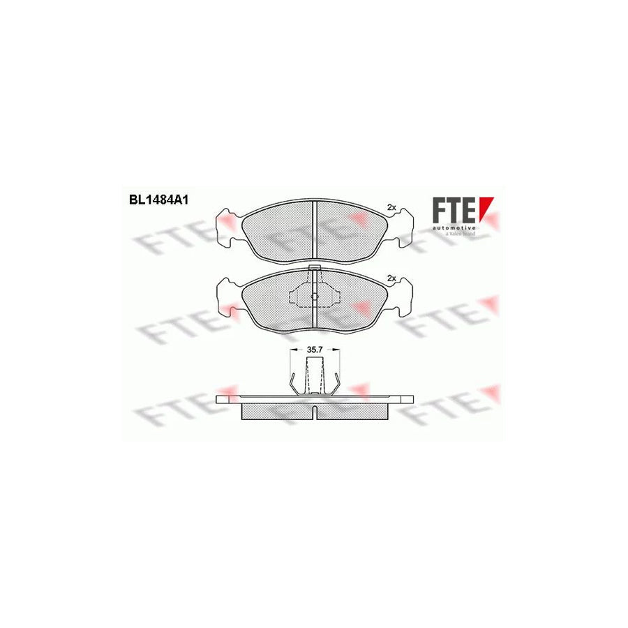 FTE 9010217 Brake Pad Set