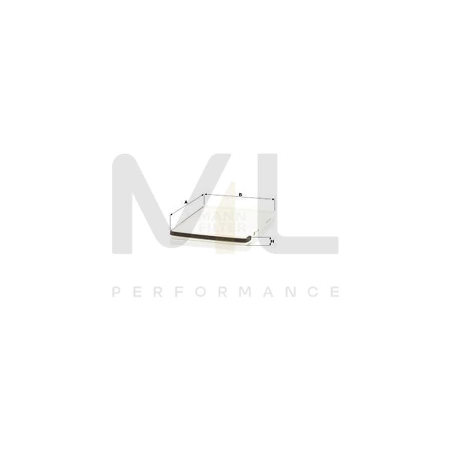 MANN-FILTER CU 2630 Pollen filter for CITROÃ‹N XSARA Particulate Filter