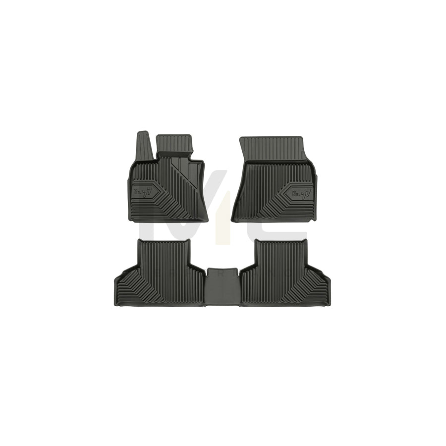 FROGUM Tailored, No.77 77408463 Floor mat set for BMW X5 (F15, F85) Elastomer, Front and Rear, Quantity: 3, Black, (LHD)
