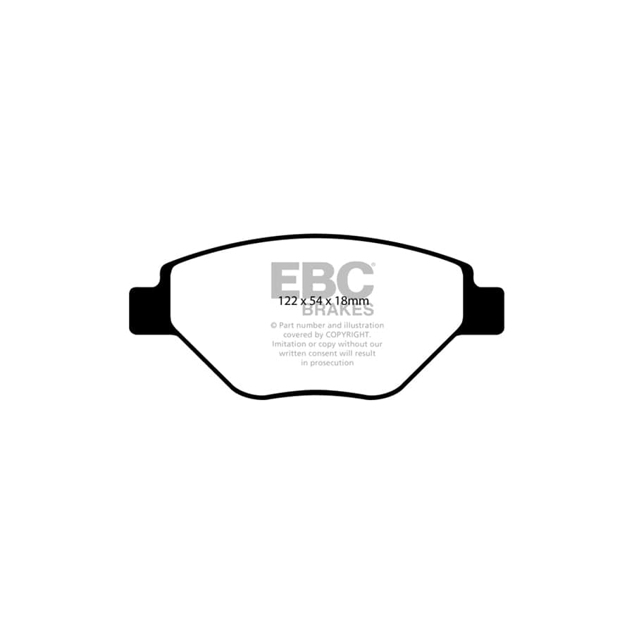 EBC PD40K1624 Renault Megane Mk2 Ultimax Pad & Plain Disc Kit - Girling/TRW Caliper 2 | ML Performance UK Car Parts