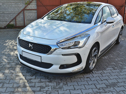 Maxton Design CI-DS5-1/1F-FD2T Front Splitter V.2 Citroen Ds5 | ML Performance UK Car Parts