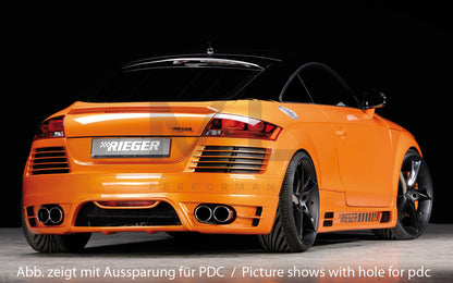 Rieger 00055157 Audi 8J TT Rear Bumper 2 | ML Performance UK Car Parts