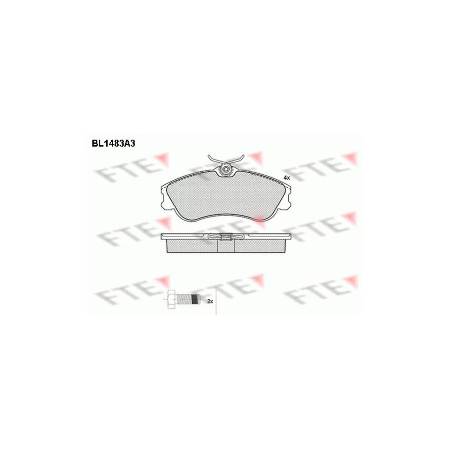 FTE 9010213 Brake Pad Set