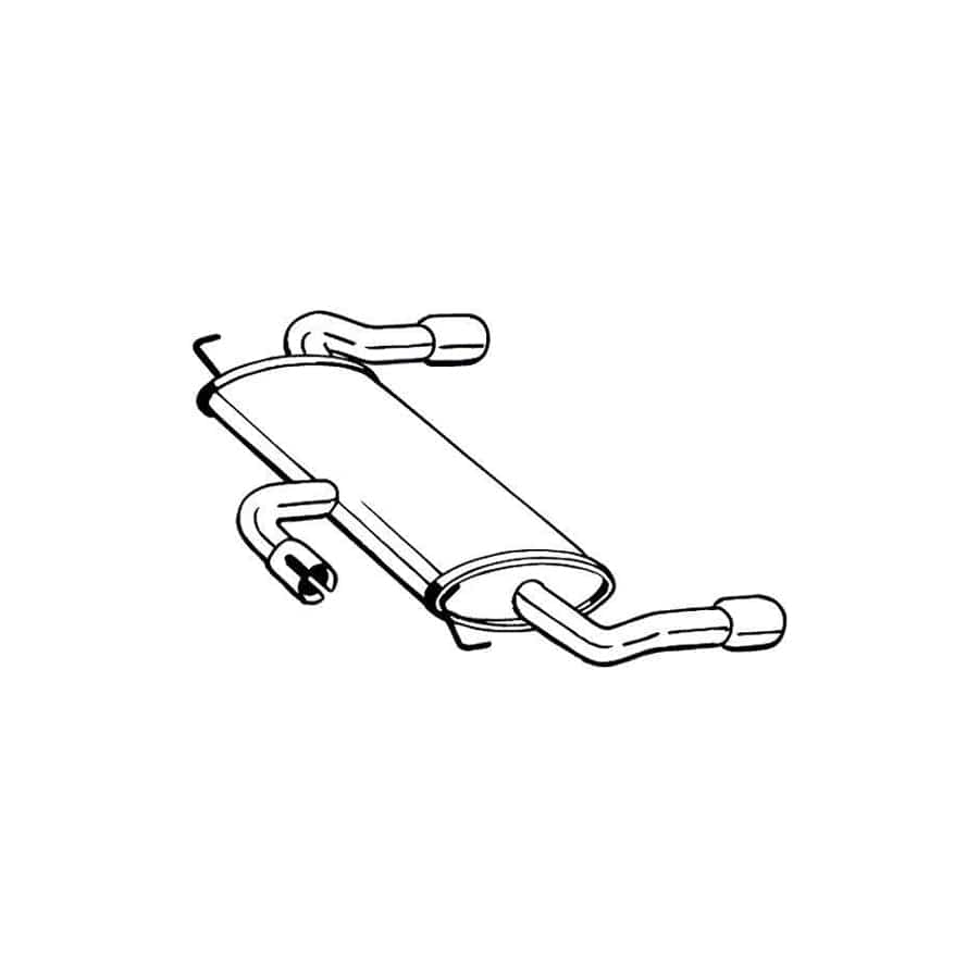Bosal 154-505 Rear Silencer for Ford Kuga Mk2 (Dm2)