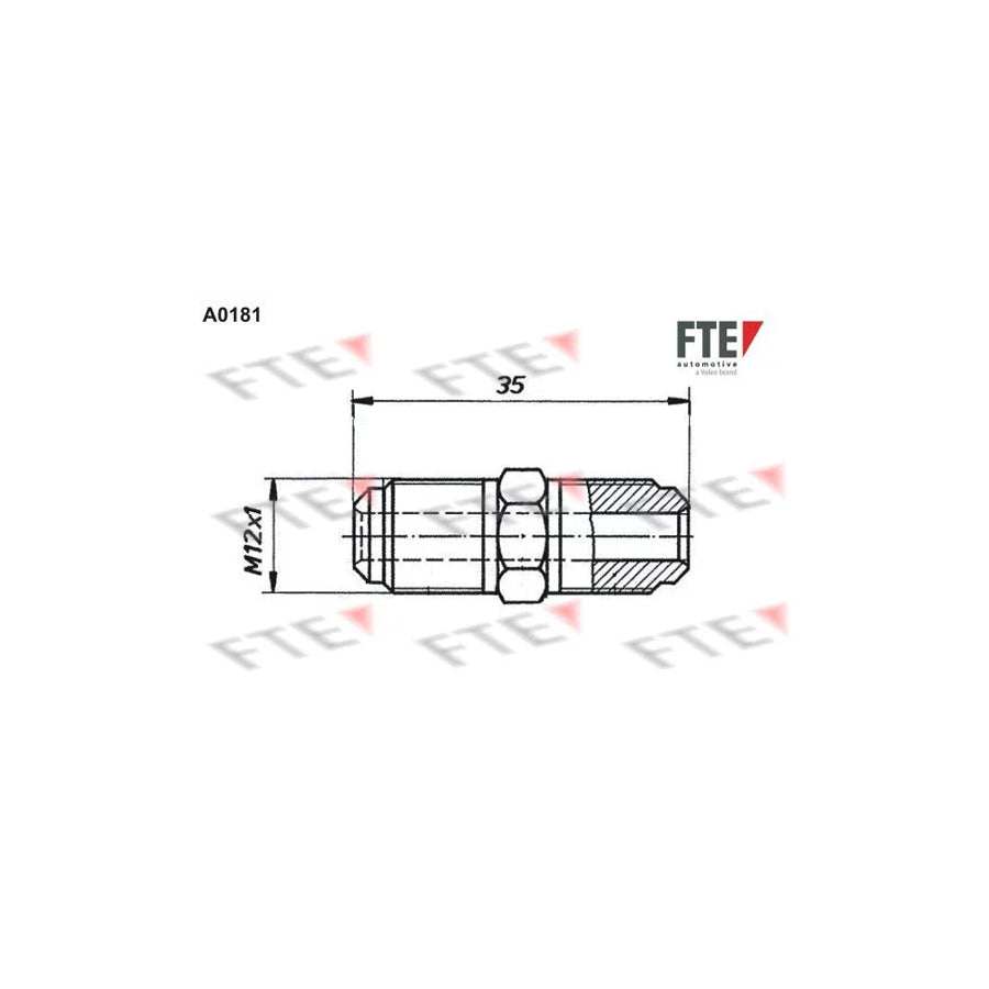FTE A0181 Adapter, Brake Lines