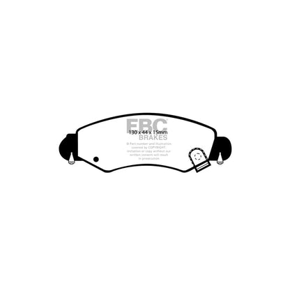 EBC PDKF1477 Opel Vauxhall Agila Ultimax Front Brake Pad & Plain Disc Kit 2 | ML Performance UK Car Parts