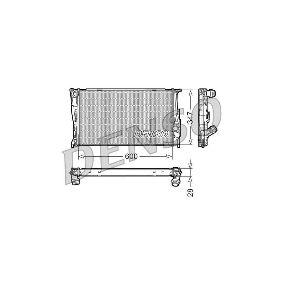 DENSO DRM05111 Engine Radiator