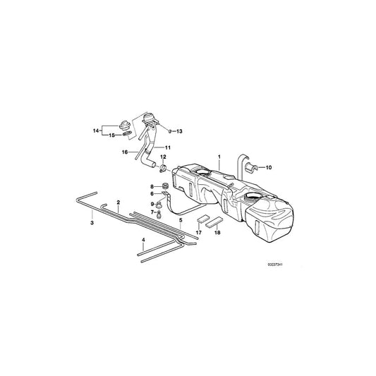 Genuine BMW 16111183157 E36 Plastic Fuel Tank 60L (Inc. 318ti, 316i 1.9 & 323ti)