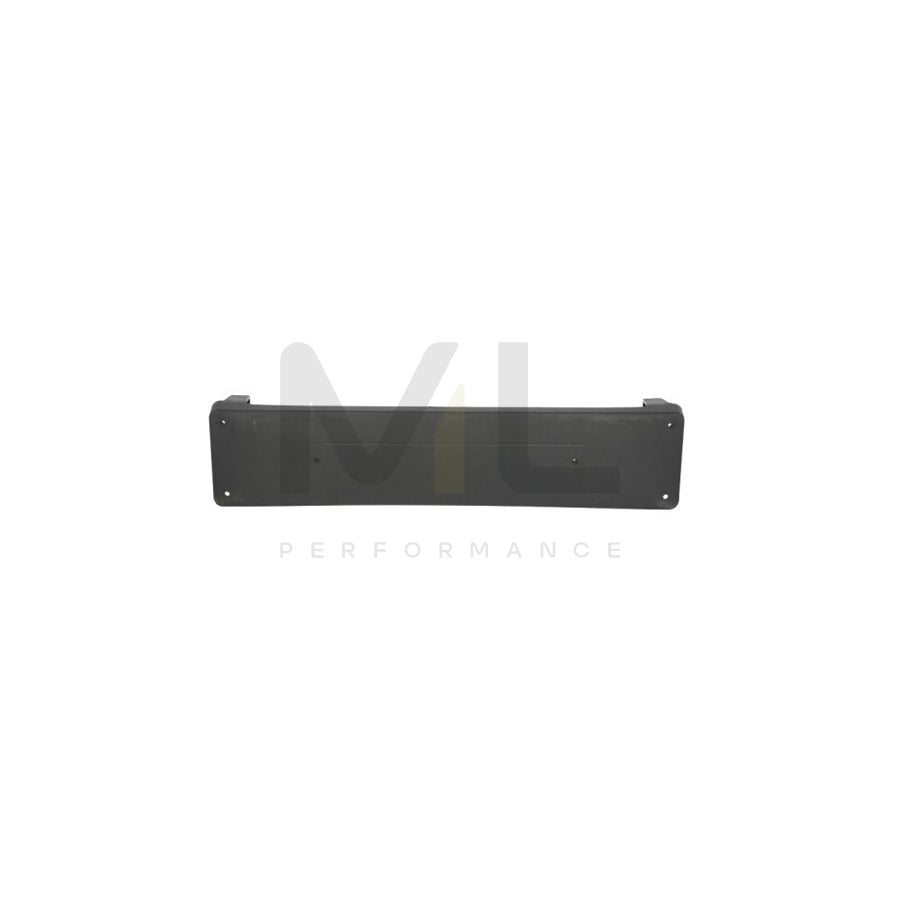 BLIC 6509-01-3515920P Number plate holder suitable for MERCEDES-BENZ C-Class Front, Black, frameless