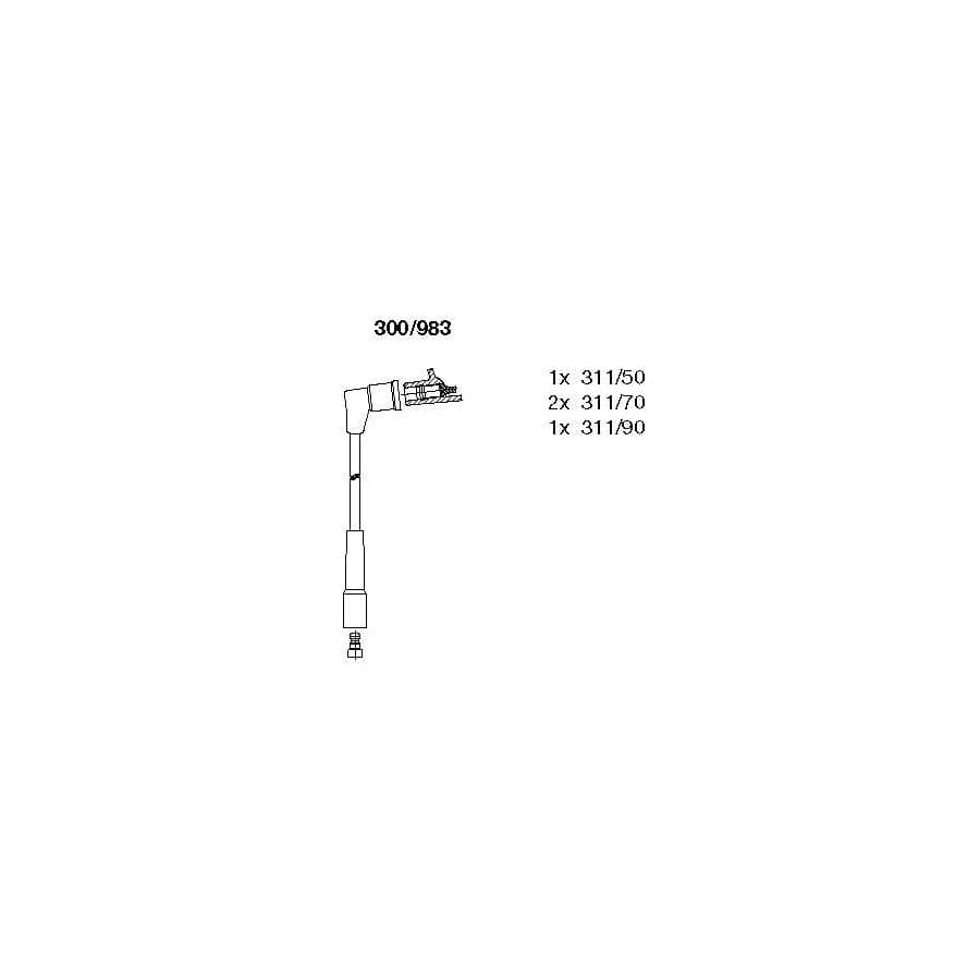 Bremi 300/983 Ignition Cable Kit