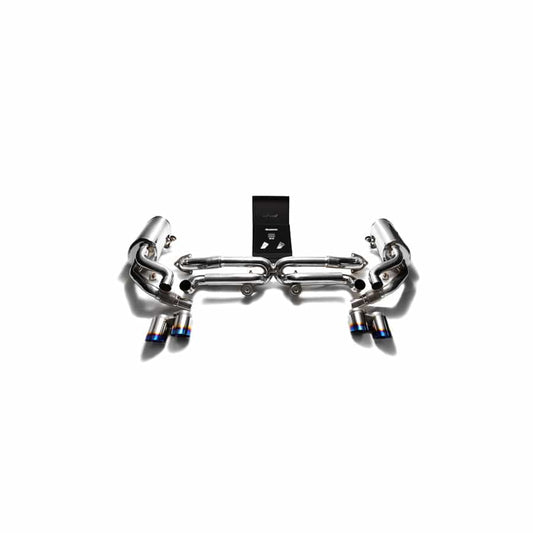 Armytrix P91N1-QS27B Valvetronic Exhaust System Porsche 991 Carrera | S 2012-2016 with Quad Blue Coated 3.5"