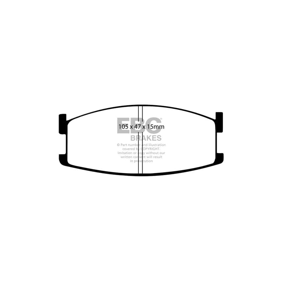 EBC PDKF1152 Mazda 626 Montrose Ultimax Front Brake Pad & Plain Disc Kit 2 | ML Performance UK Car Parts