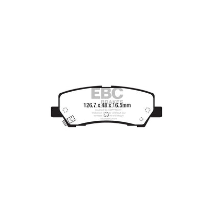 EBC PD13KR645 Ford Mustang Yellowstuff Rear Brake Pad & GD Disc Kit 2 | ML Performance UK Car Parts