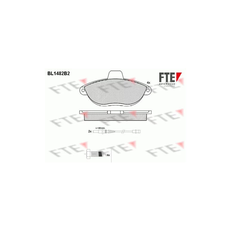 FTE 9010212 Brake Pad Set
