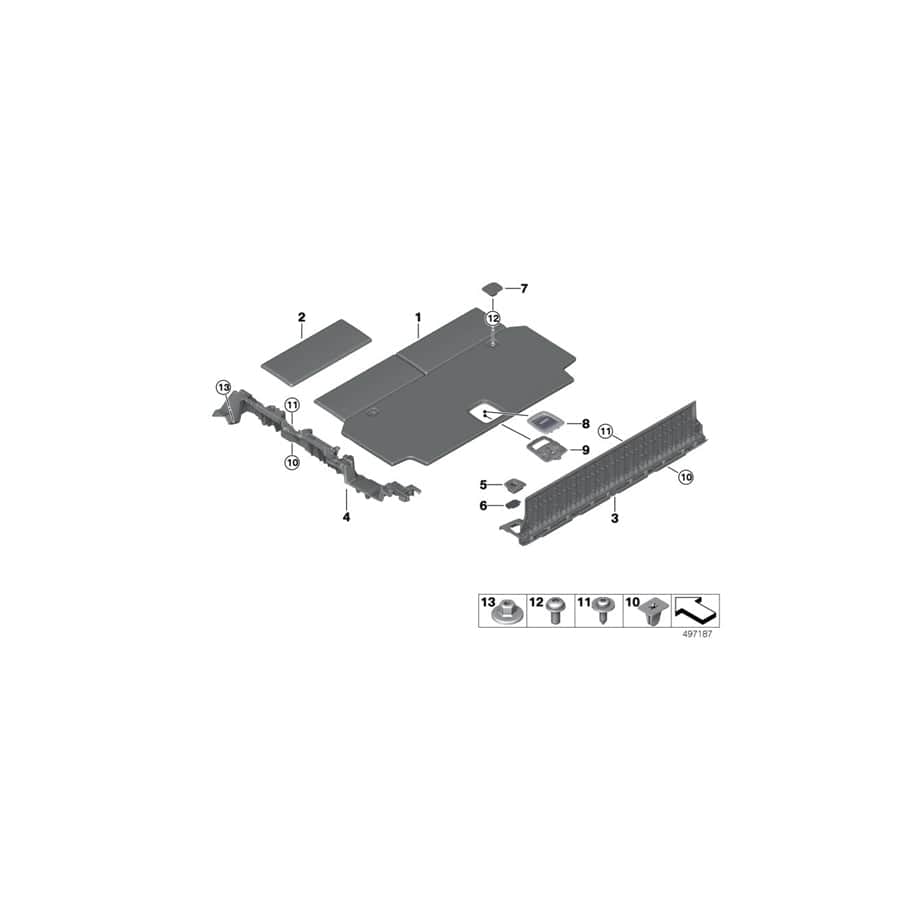 Genuine BMW 51479493106 G07 Loading Sill Cover MOKKA (Inc. X7 50iX, X7 40iX & X7 30dX)