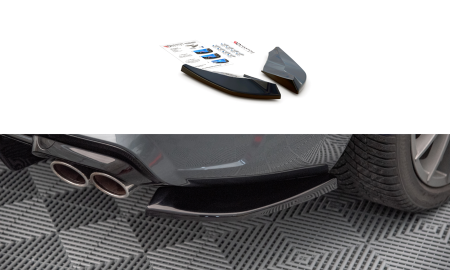 Maxton Design CU-AT-1-RSD1T Rear Side Splitters Cupra Ateca MK1 | ML Performance UK Car Parts