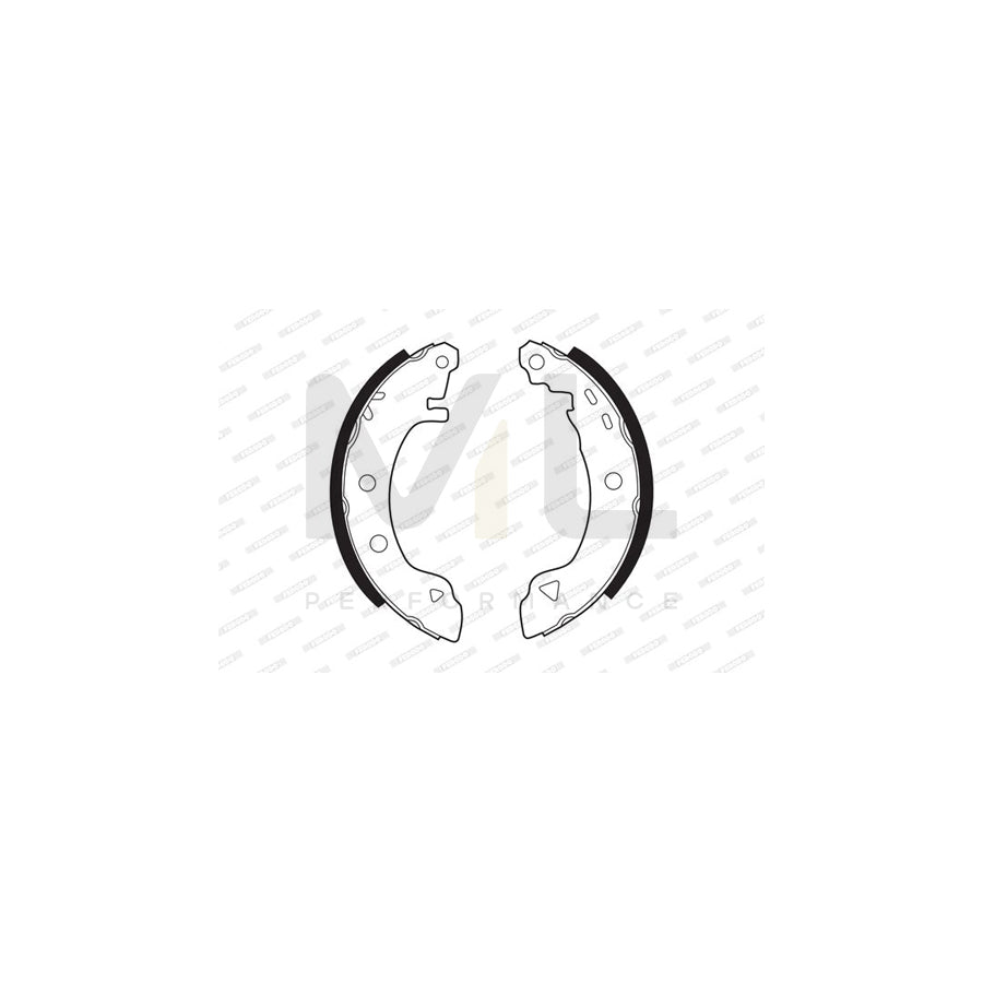Ferodo Premier FSB401 Brake Shoe Set With Accessories