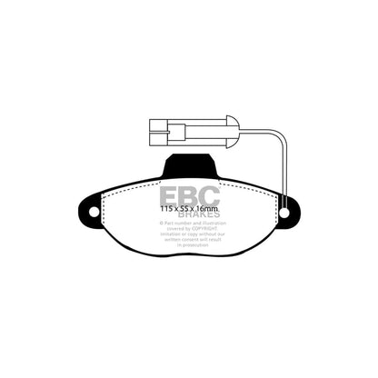 EBC PDKF645 Fiat Zastava Ultimax Front Brake Pad & Plain Disc Kit (Inc. Panda & Punto) 2 | ML Performance UK Car Parts