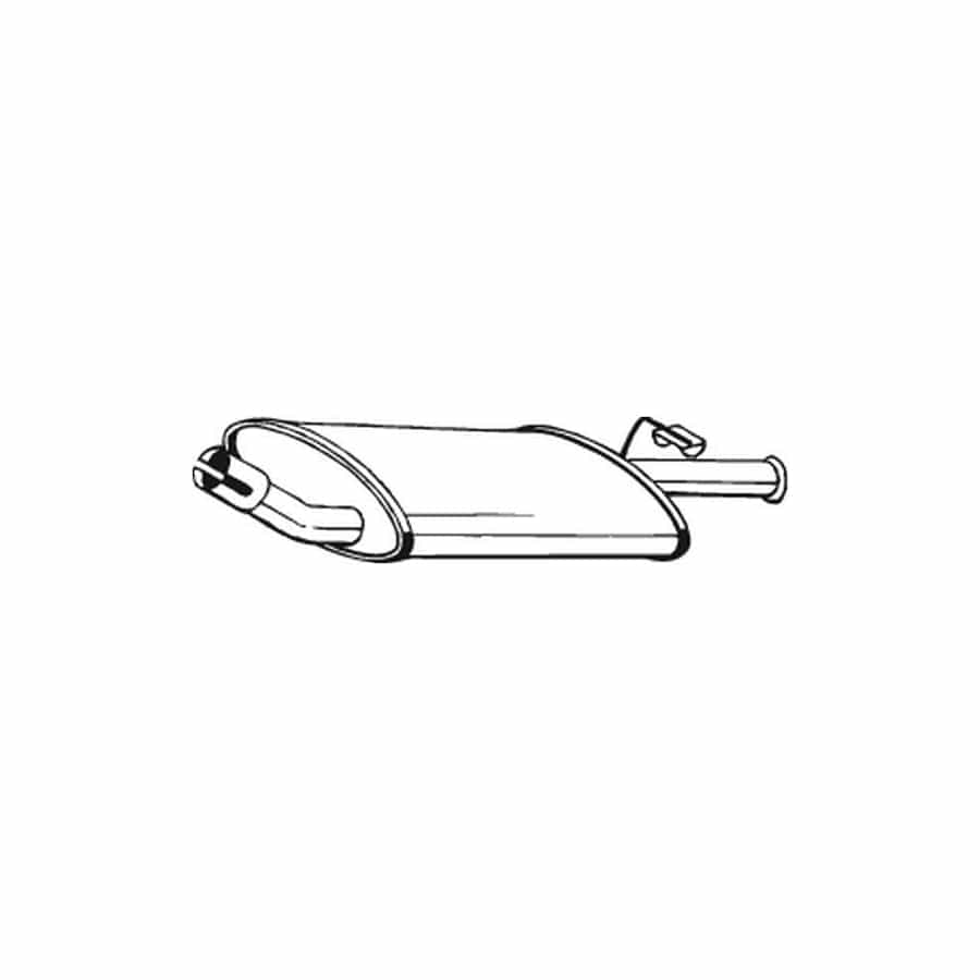 Bosal 154-783 Rear Silencer for Ford Fiesta Mk3 Hatchback (Gfj)