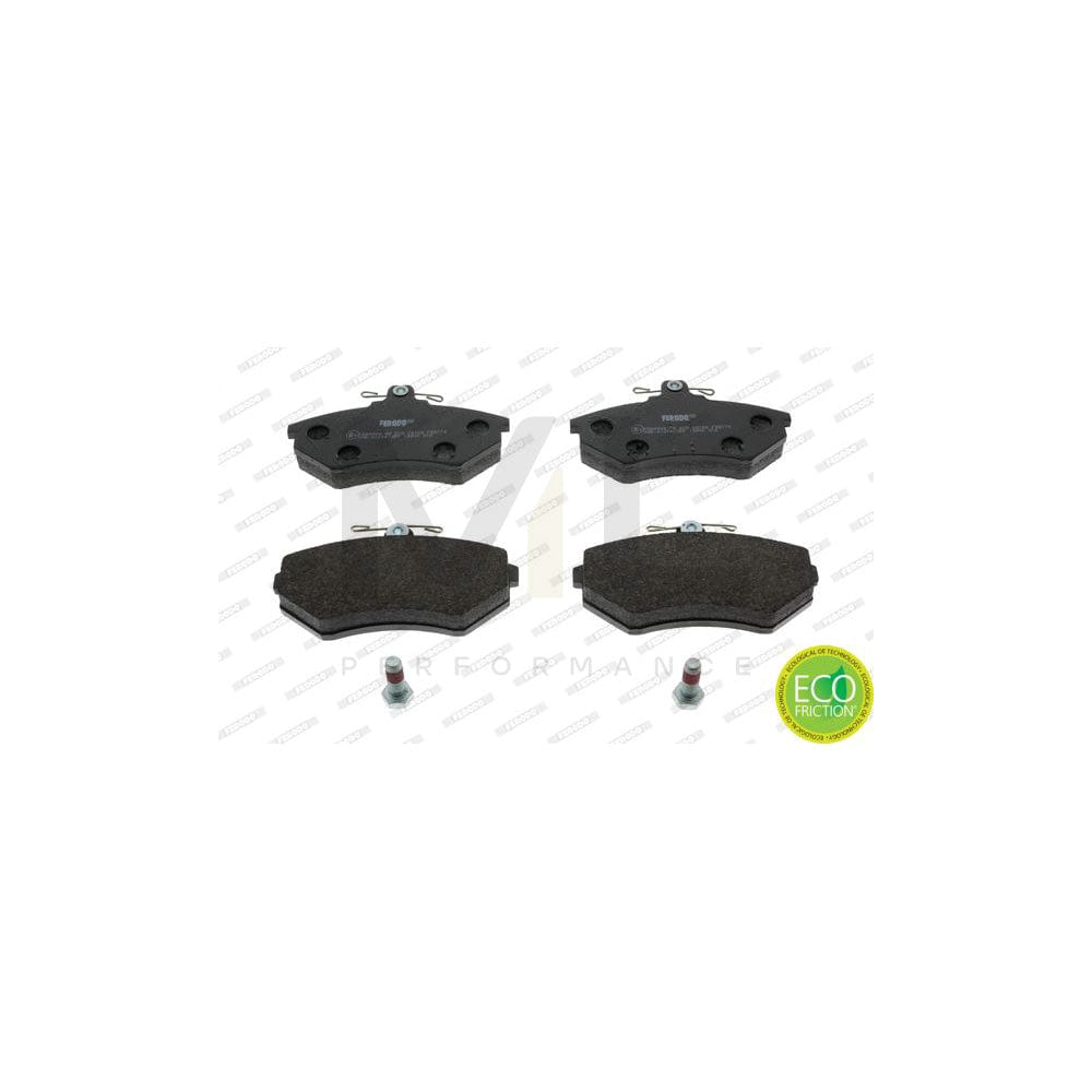 Ferodo Premier Eco Friction FDB774 Brake Pad Set Not Prepared for Wear Indicator, With Brake Caliper Screws, With Accessories