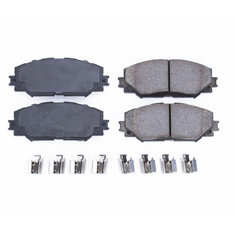 PowerStop Power Stop 10-12 Lexus HS250h Front Z17 Evolution Ceramic Brake Pads w/Hardware
