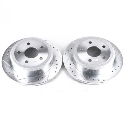 PowerStop Power Stop 07-17 Jeep Wrangler Rear Evolution Drilled & Slotted Rotors - Pair