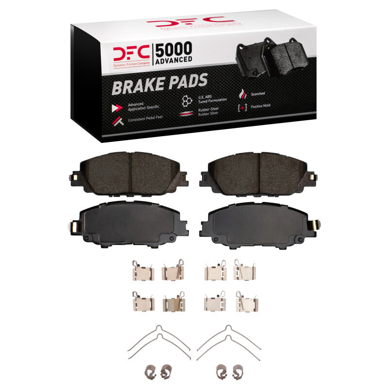 DFC 19-25 Toyota Prius Prime Front 5000 Advanced Ceramic Brake Pads and Hardware Kit