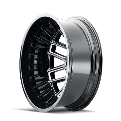 Mayhem 8107D Cogent Dually 17x6.5 / 8x210 BP / -142mm Offset / 154.2mm Hub Gloss Black Wheel