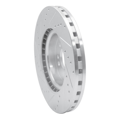 R1 Concepts R1 12-18 Mercedes-Benz ML250 Front Right Drilled & Slotted Silver Brake Rotor