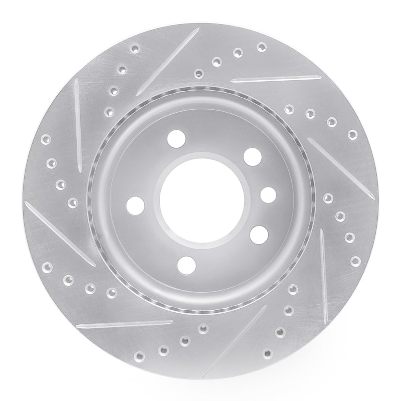 R1 Concepts R1 10-17 Volkswagen AMAROK (Mexico) Front Right Drilled & Slotted Silver Brake Rotor
