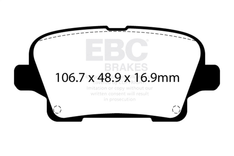 EBC 18-20 Buick Regal Sportback 3.6L Ultimax Rear Brake Pads