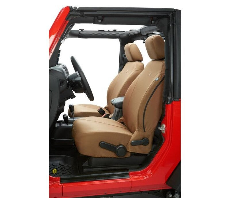 Bestop 13-18 Jeep Wrangler JK Front Seat Covers (Tan)