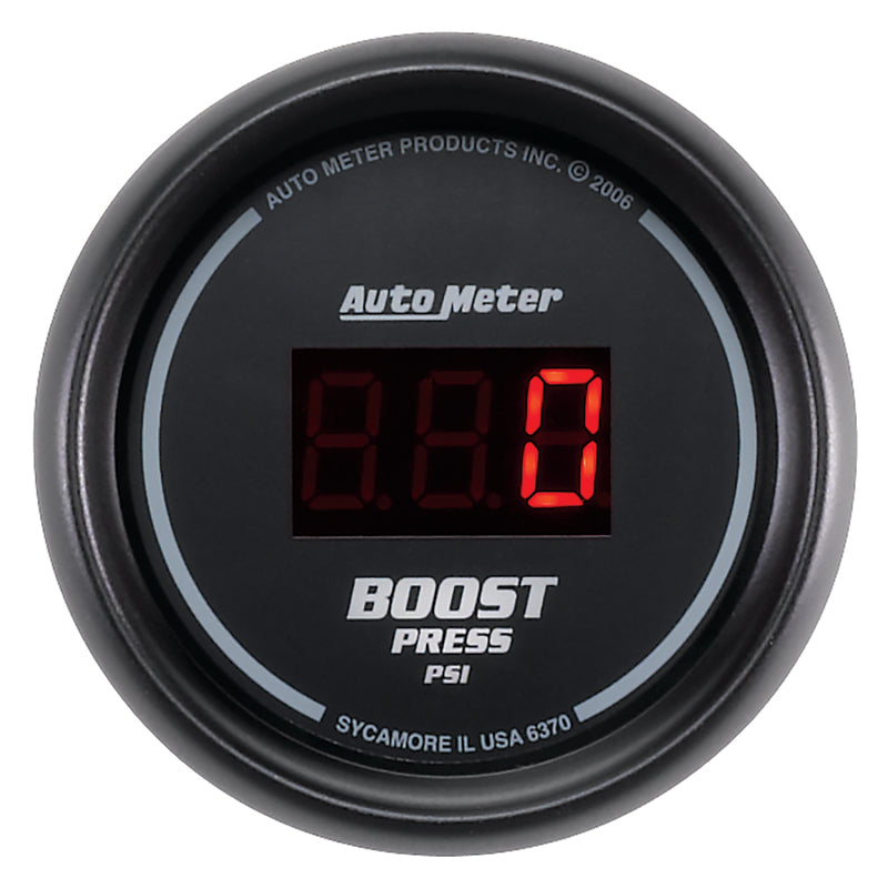 Autometer SportComp 52mm Digital 0-60 PSI Boost Gauge