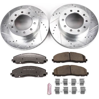PowerStop Power Stop 2016 Ford F-350 Super Duty Front Z36 Truck & Tow Brake Kit
