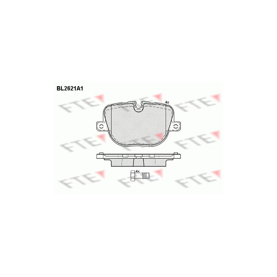 FTE Bl2621A1 Brake Pad Set