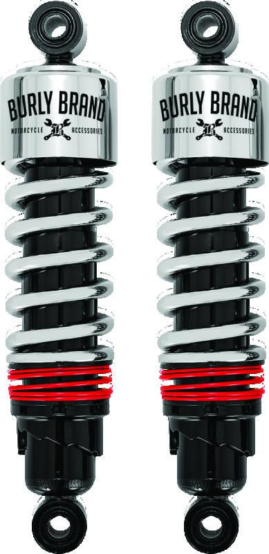 Burly Brand XL Slammer Shocks - Chrome