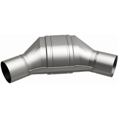 MagnaFlow Universal Catalytic Converter 2.00in Angled In/Out Frnt CA